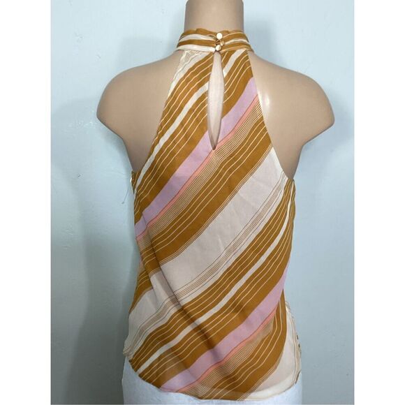 New. JOIE silk stripe halter top. Small. Retails $228 - Picture 7 of 9